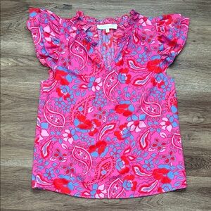 AVARA Floral Pink Women's Top
